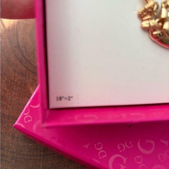 GUESS Gold Heart and Butterfly Charm Necklace Set - Picture 3 of 4